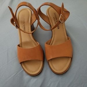 Italian leather wedges